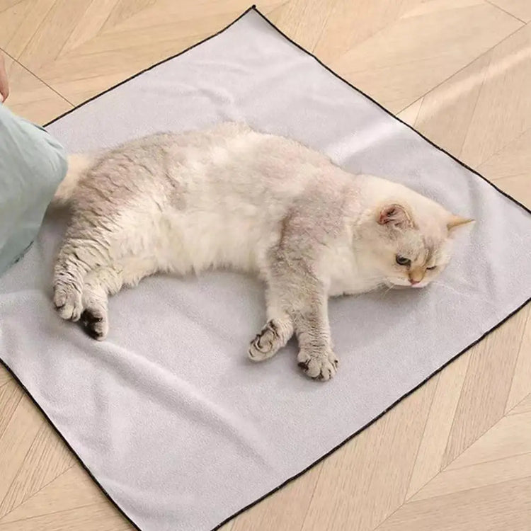 Velcro Fabric Magic Mat, Cat Wrap for Grooming, Cat Grooming Wrap, Self-Adherent, Cat Restraint for Anti-Escape Calming Wrap