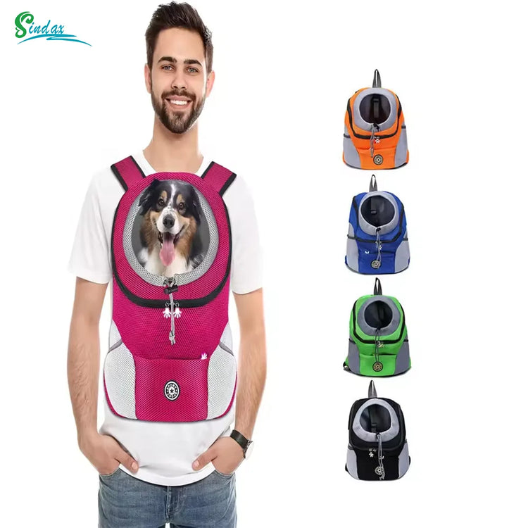 Dog Carrier Bag Pet Dog Transport Backpack For Small Dogs Travel Breathable Dog Carrier Puppy Carrier Pets Carrying Supplies